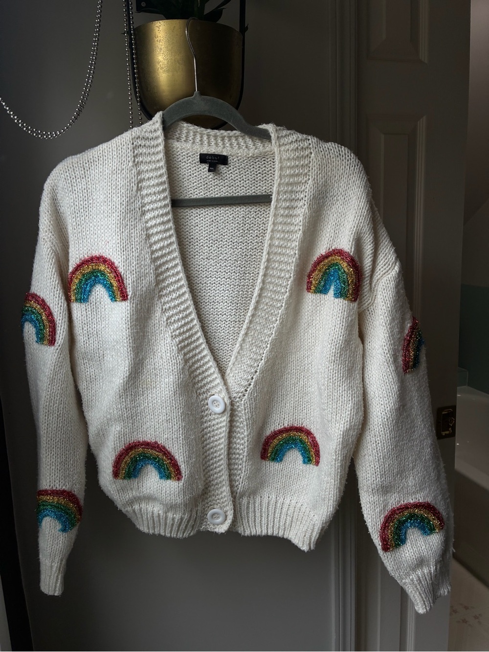Women’s Rainbow Knit Cardigan